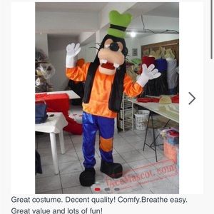 Adult Goofy Mascot Costume